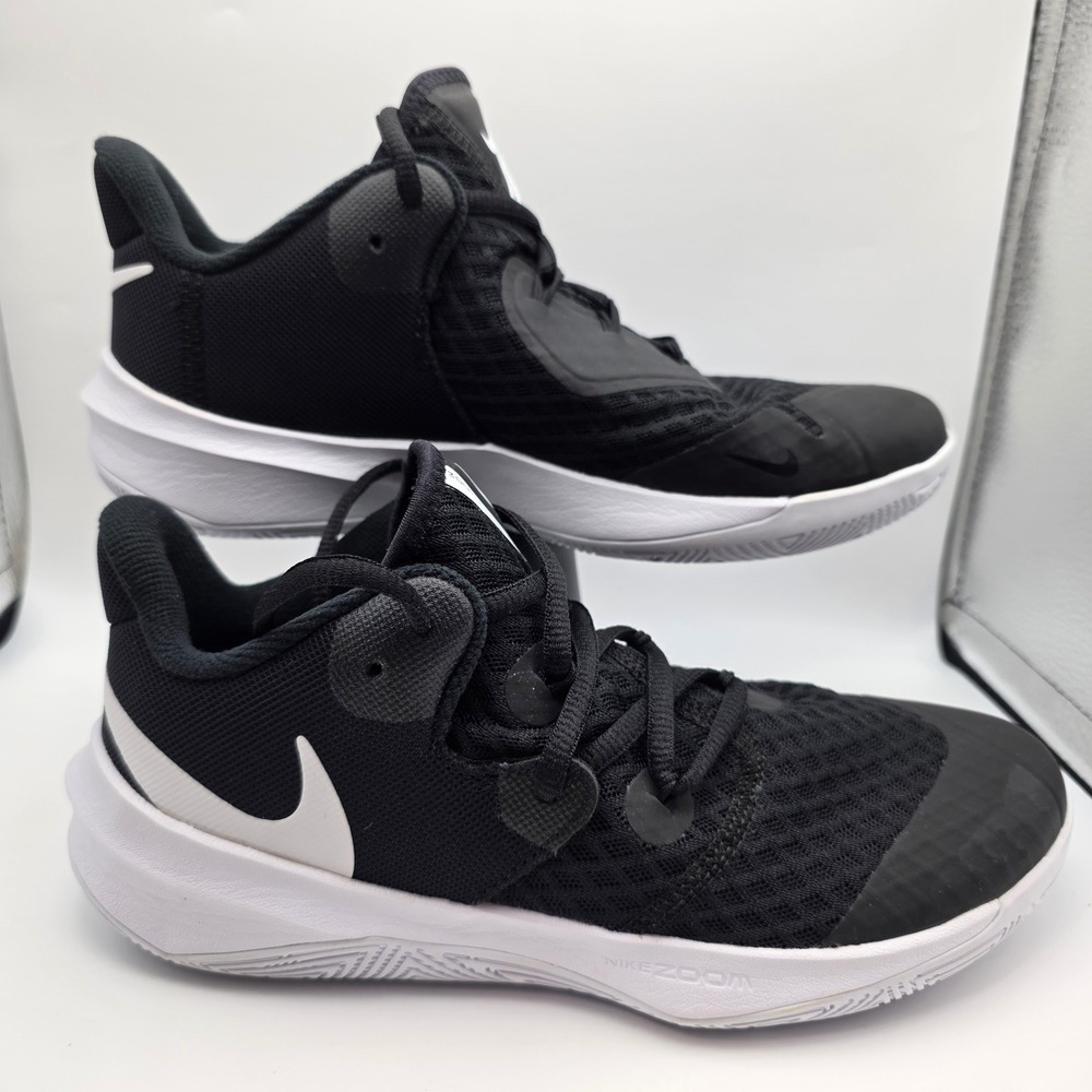 Nike Zoom Hyperspeed Court Volleyball Shoes Black White Mens 7 Womens 8.5 CI2964